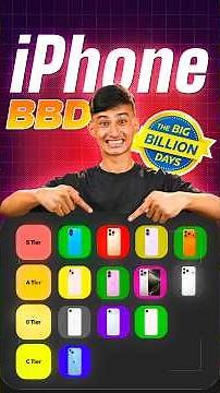 Top iPhones Ranked for Flipkart BBD Sale 2026 🏆 #Shorts