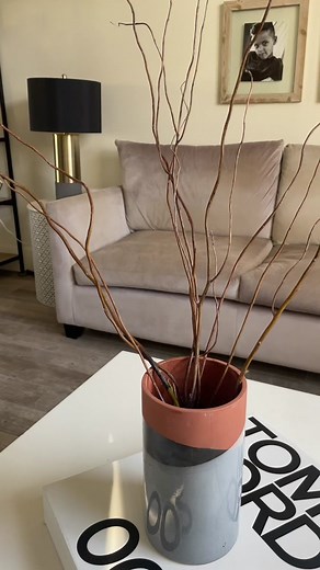 Turning dried willow branches into a weeping willow tree 🌱🌳