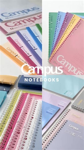 KOKUYO Stationery on Instagram: "Campus notebooks designed to level up your note-taking. From customizable binders and study companions, to soft-ring comforts and classic favorites - we’ve got something for every kind of learner! Which one are you eyeing? #kokuyo #kokuyostationery #kokuyocampus #japanesestationery #stationerylover #stationerylove #stationeryhaul #stationeryaddict #stationeryshop #stationeryfinds #stationerysupplies #kawaiistationery #planners #planner2026 #plannercommunity #japa