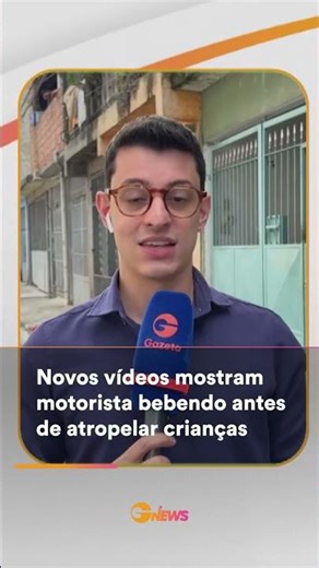 Novos vídeos mostram motorista bebendo antes de atropelar crianças