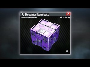 NEW CONTAINER and Grumpys Key (Streamer Item Case)