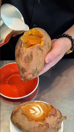 🍠 Have you ever seen a Sweet Potato Latte?