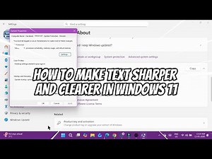How to make Text Sharper and Clearer in Windows 11