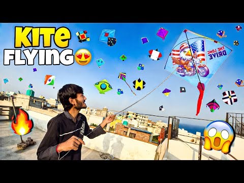 New Tricks To Catch kite from 🌲 | Kite looting dopahar mein bahut saari patang looti 🪁😍 kite flying