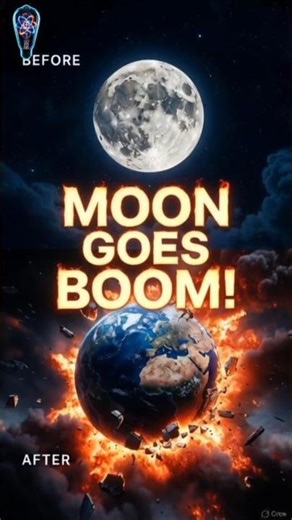 What If The Moon Exploded RIGHT NOW? (Scary Simulation) 🌑💥