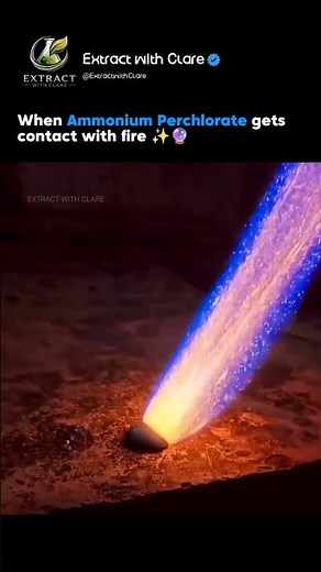 This Chemical Ignites Like a Rocket Fuel! 🚀🔥 | Ammonium Perchlorate Reaction