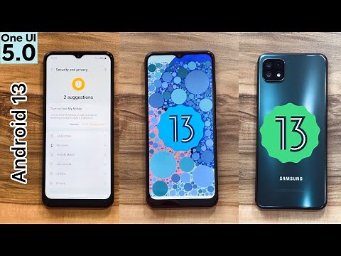 Samsung Galaxy A22 5G OneUI 5 & Android 13