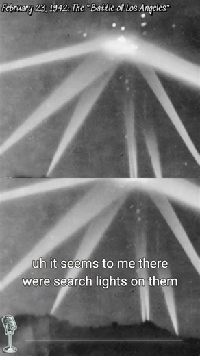 Searchlights vs. The Unknown: A Wartime Encounter #UFO #LosAngeles #wartimeblackout #mysteriouslight