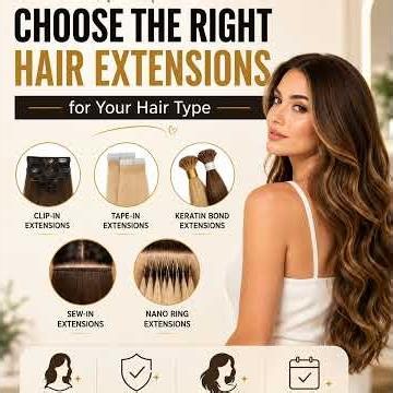 How to Choose the Right Hair Extensions for Your Hair Type