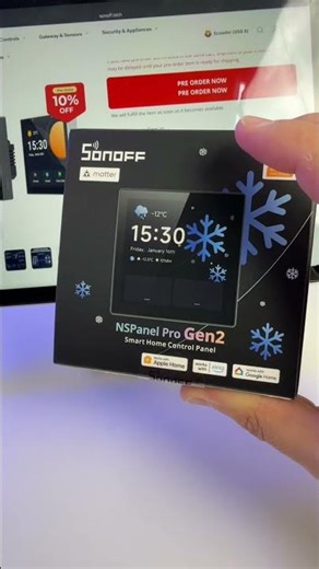 The NS Panel Pro generation 2 is now available for purchase 🚀 #smarthome #sonoff