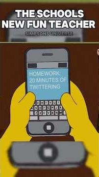 the simpsons schools new fun teacher #thesimpsons #simpsons #shorts