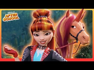 Valentina + Cinder = FIRE MAGIC 🔥🧡 Unicorn Academy | Netflix After School