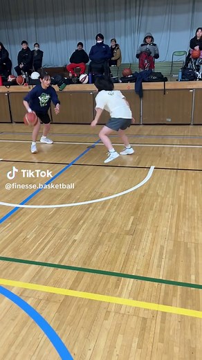 all court 1v1 #finesse #バスケットボール #バスケ練習