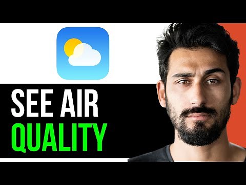 HOW TO SEE AIR QUALITY ON iPHONE WEATHER APP (EASY TUTORIAL) [2024]