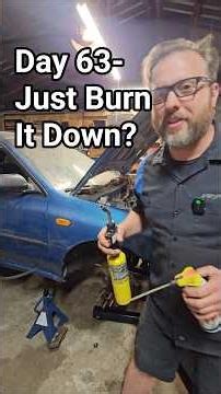 Day 64: Caught the GC8 Racecar on Fire... which Solved a Major VB WRX Transmission Swap Issue