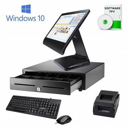 Pack TPV 15,5" Táctil - tpvcenter