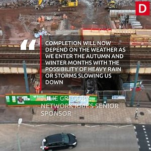 4.4K views · 28 reactions | This epic drone footage shows the massive scale of the work being carried out on the Dawlish railway line | Devon Live | Facebook