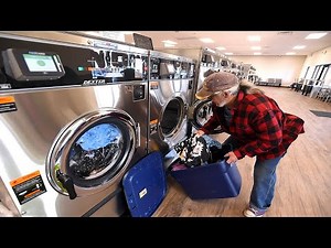 Watch how to sign 'Laundromat' in American Sign Language.