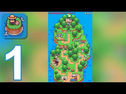 Tiny Island Survival - Gameplay Walkthrough 1 - Tutorial (iOS, Android)