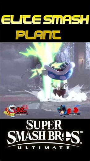 Smash Ultimate Pirahna Plant in Elite Smash #smashultimate #gaming #videogames