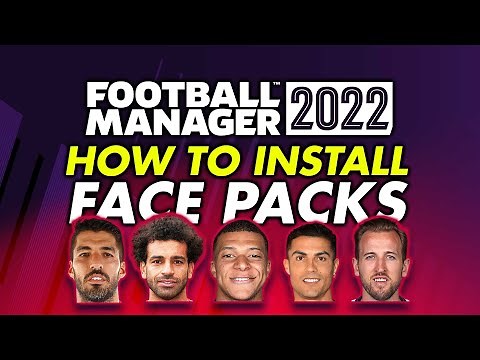 Face Pack Install Guide Football Manager 2022 | How to get real player faces into FM22