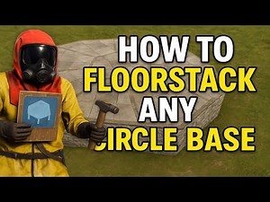 How to Floor-Stack any Circle Base in RUST...