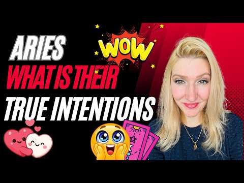 ARIES THIS IS THE BEST READING EVER! TRUE INTENTION, FEELINGS & ACTIONS OF YOUR PERSON! TAROT