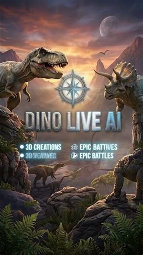 Welcome to DINOLIVE AI! Science, Paleontology, and 3D Realism with AI - DinoLiveAI