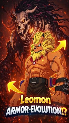 ¡Leomon Evoluciona con una NUEVA Armor Evolution! 😱 #digimon #shorts