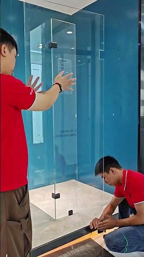 Installation of hardware accessories for shower enclosures