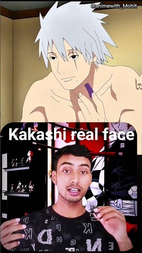 "Kakashi ka Face Reveal – reality behind mask😱🔥"