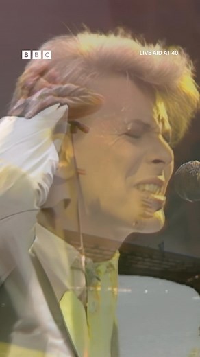 Heroes, just for one day… 13 July 1985, David Bowie performs at Wembley Stadium for Live Aid. Watch on the concert again on @bbciplayer to celebrate Live Aid At 40. #LiveAid #Music #Concert #DavidBowie #Heroes #LiveAid40 | BBC One
