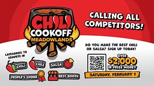 1.2K views · 12 reactions | Our chili cook-off is back for 2025! Cook and sample some of the best chili and salsa in the area on Saturday, February 1. Details at PlayMeadowlands.com | Meadowlands Racetrack | Facebook