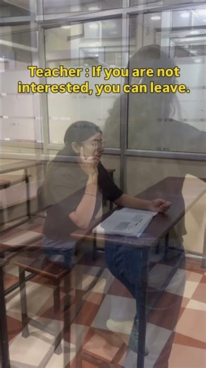 If you are not intrested for study #teachers #studentlife