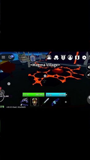 Magma Lava island new Update 💥 in blox fruits #roblox #bloxfurit