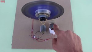 Free energy self running machine using DC motors