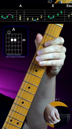 330K views · 5.1K reactions | Guitar Exercise SRV #guitar #gitar #guitarist #guitarra Here's what you'll get on my Patreon ●TABs (Guitar Pro + PDF) ●Slow Version ● Sheet Music pdf ● Description of Harmony ● More than 600 posts/videos | Mauricio Murua | Facebook