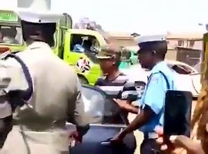 Peter Mbau SARABI band member was arrested this morning for a traffic violation. The traffic officer summoned a breakdown vehicle to tow Mbau's car but the tow car driver was very drunk and wasn't afraid to admit that. Mbau refused his car to be towed by the drunk driver and he was arrested,bundled into a police car. He was booked at Buru Buru Police Station and later released. This is a video of what transpired. If you see an officer of the law breaking the law they're purporting to enforce,rec