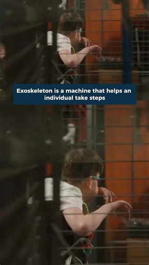 A Robotic Exoskeleton Helped Him Take His First Steps