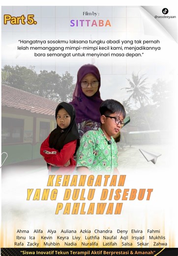 Part 5. Kehangatan yang dulu disebut PAHLAWAN. Siapa yang tau cryptarithm??? Selamat hari pahlawan. Bangsa yang besar adalah bangsa yang menghargai jada pahlawannya. Selamat menyaksikan 🙏🏼 #drama #HariPahlawan2025 #HariGuru2025 #fypchallenge