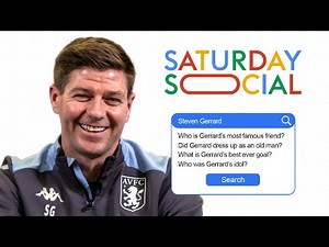 Steven Gerrard Answers the Web's Most Searched Questions About Him | Autocomplete Challenge