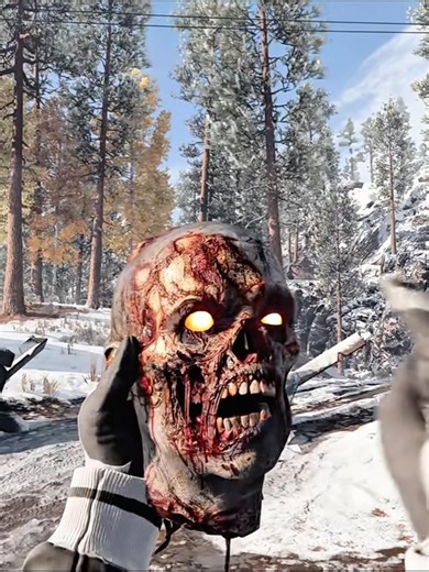 Most unique zombie head inspection in cod Black Ops Cold War #mw3 #warzone #cod #callofduty