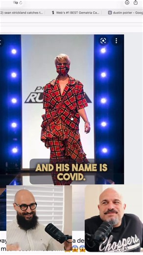 Apollo The Original 🎙️ on Instagram: "What is the name of a first male in the world to receive the jab? Take a guess? How about a 2019 show designer’s name and outfit? How about his website address? Maybe a pyramid logo too? Black cube? Why not?! Share share share ‼️ Watch the episode now. Youtube: APOLLO THE ORIGINAL PODCAST 🎙️ ✅ Follow @coincidenceyoey ✅ Follow @apollo.the.original"