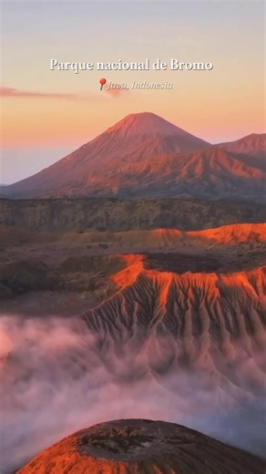Parque nacional de Bromo, la mayor región volcánica de Indonesia 🌋☁️ #bromo #indonesia #java #viajes #parati | Planeta fascinante