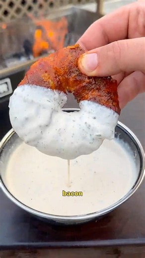 Buffalo Chicken Donut Recipe (In Description)