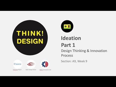Week 9a A9 Process Ideation Part 1 by Prof Ravi Poovaiah