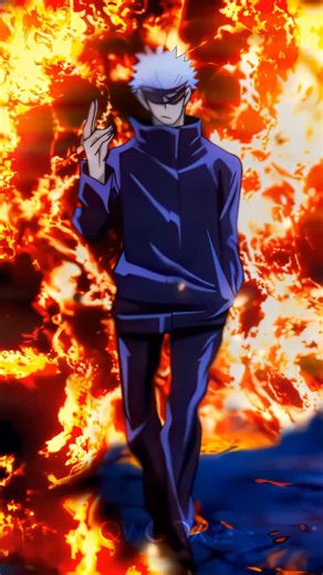 It’s Gojo Sensei on Instagram: "The GOAT 🔥 ✯ Jujutsu Kaisen Official Merch link in Bio ⤴️ ✯ Free Worldwide Shipping ✈️ ✯ Saves and Shares are appreciated! 🙏🏼 Cr: @qwoooxy #JJKEdit #JujutsuKaisenEdit #GojoSatoruEdit #GojoSatoru"