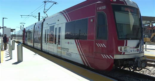 UTA opens new TRAX Red Line to South Jordan's Bees ballpark