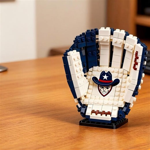 Micro Building Blocks Baseball Glove Ornament, Desktop Display, Fan Collectible - Etsy UK