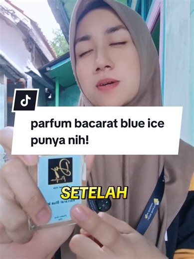 parfum bacarat blue ice punya nih!!#blueice #bacarat #parfumunisex @sanshan.real01